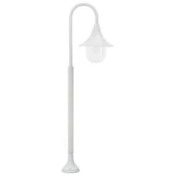 VidaXL Paalverlichting Tuin E27 120 Cm Aluminium Wit -Leenbakker Winkel 4d1e02fa427c4304a83fd3bf0f477b57