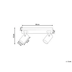 Beliani Muurlamp KLIP - Zilver Metaal -Leenbakker Winkel 4eed4fc9d257481ca7f7bb83e01c0455 1