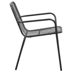 Stapelstoel Vence - Metaal/antraciet - 82x55x62 Cm -Leenbakker Winkel 50105160 8000