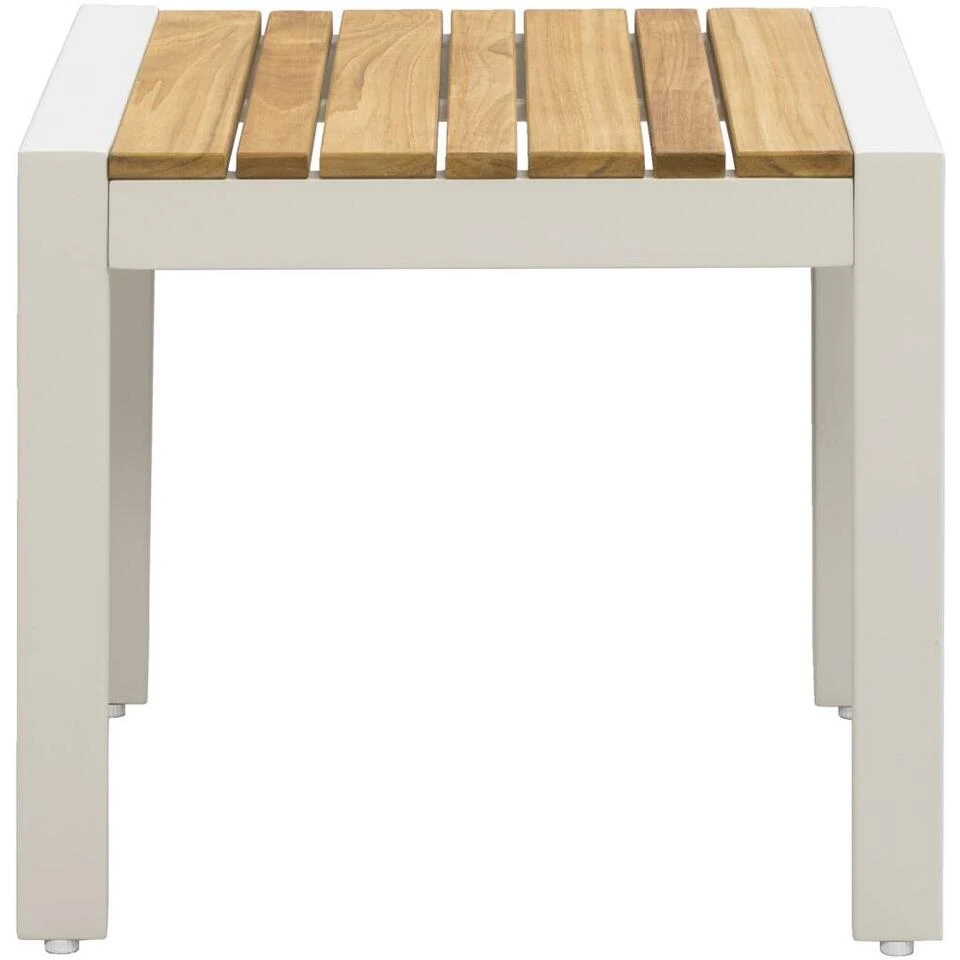 Bijzettafel Biarritz - Zand/naturel - 45x50x50 Cm 2 Bijzettafel Biarritz - Zand/naturel - 45x50x50 Cm - Afbeelding 2