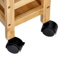 Zeller Keuken Trolley - Met 3 Niveaus - Bruin - Bamboe Hout -Leenbakker Winkel 5044a11bad5b4b2e9bd6016c3df31c97