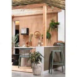 WOOOD Bliss Barstoelen Buiten - Kunststof - Groen - Set Van 2 -Leenbakker Winkel 50cccc77bf8e450f9a6c359db865a31e