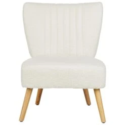 VAASA - Fauteuil - Wit - Polyester -Leenbakker Winkel 50ebf9f59bfc43beb2fe8bcfbfbac109