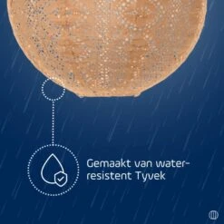 LUMIZ Solar Lampion Lace Rond - 30 Cm - Abrikoos -Leenbakker Winkel 50fcf4d0a4584ccbb4a77b6b744598a7