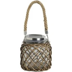 Solar Tafellantaarn - Glas - 11x11x12 Cm