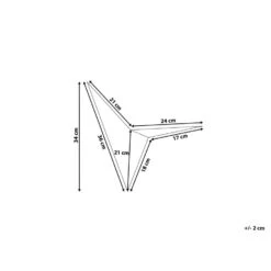 Beliani Muurlamp BRIANCE - Zwart Metaal 6 Beliani Muurlamp BRIANCE - Zwart Metaal -Leenbakker Winkel 536b3f142f8846adb4845213734c9e8a