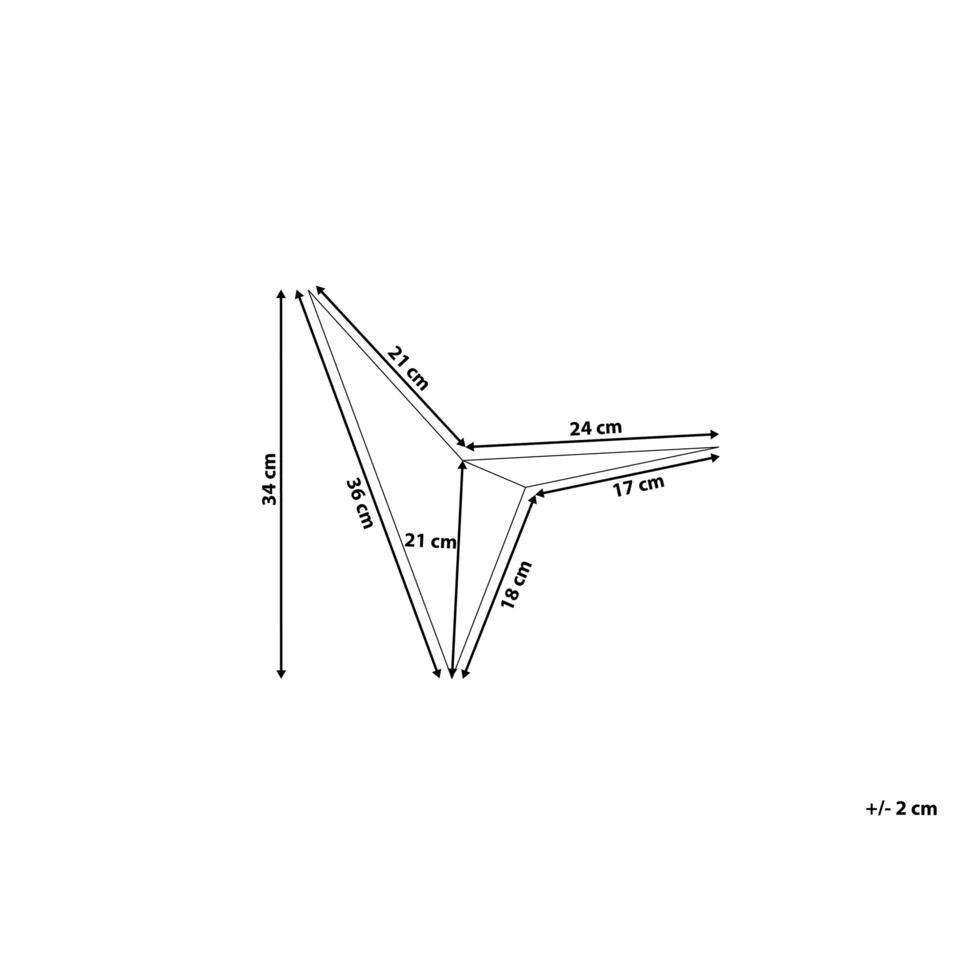 Beliani Muurlamp BRIANCE - Zwart Metaal 3 Beliani Muurlamp BRIANCE - Zwart Metaal - Afbeelding 3