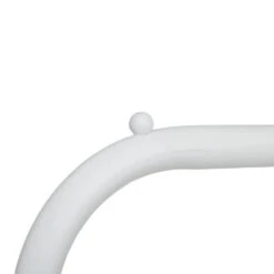 5Five Mobiel Kledingrek - Metaal - Wit - Wieltjes - 118x45x160 Cm -Leenbakker Winkel 53777574279c4a98a3219802447accb7