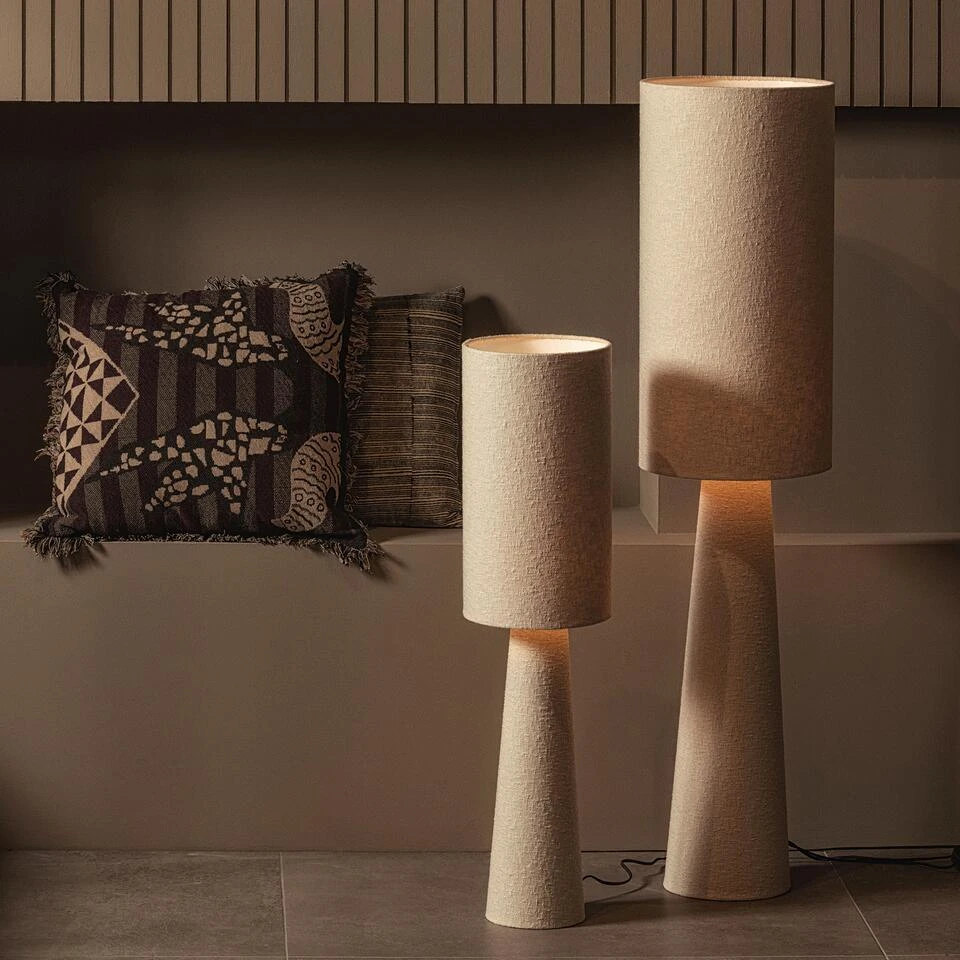 BePureHome WOOOD Loft Tafellamp - Metaal/Bouclé - Naturel - 90x22x22 2 BePureHome WOOOD Loft Tafellamp - Metaal/Bouclé - Naturel - 90x22x22 - Afbeelding 2