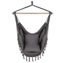 BONEA - Hangstoel - Grijs - Katoen -Leenbakker Winkel 557330f21c2940e0855b7beb39f05ee7