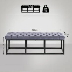 CLP 2-zits Bankje Polson 120 Cm - Grijs -Leenbakker Winkel 55f8f77e833b425d8d44e94433688bdf