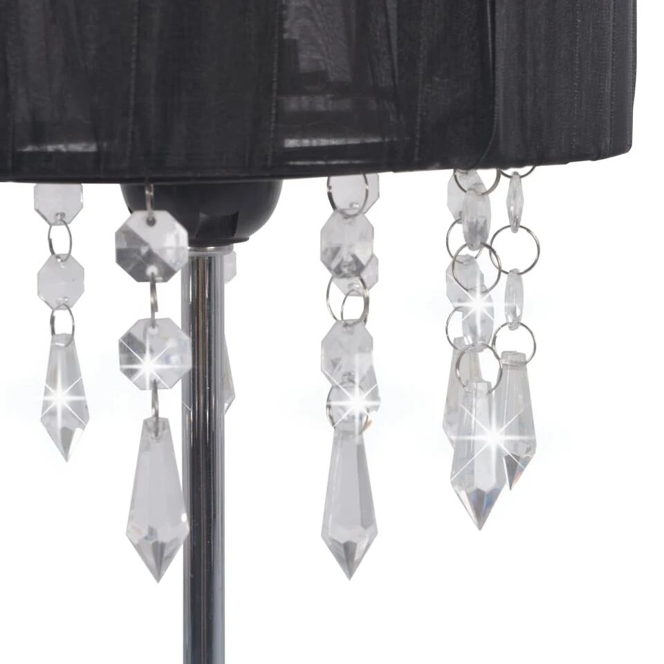 VidaXL Bureaulamp Rond E27 Zwart 3 VidaXL Bureaulamp Rond E27 Zwart - Afbeelding 3