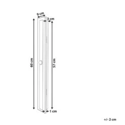 SAVANE - Wandlamp - Zwart - 60 Cm - Staal -Leenbakker Winkel 56a1e82799ff497b90dfc2b5e3ac0eb0