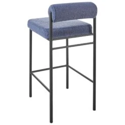 AMAYA - Barkruk Set Van 2 - Blauw - Polyester -Leenbakker Winkel 56cad52e1ef243d1a896af196f8feb7c