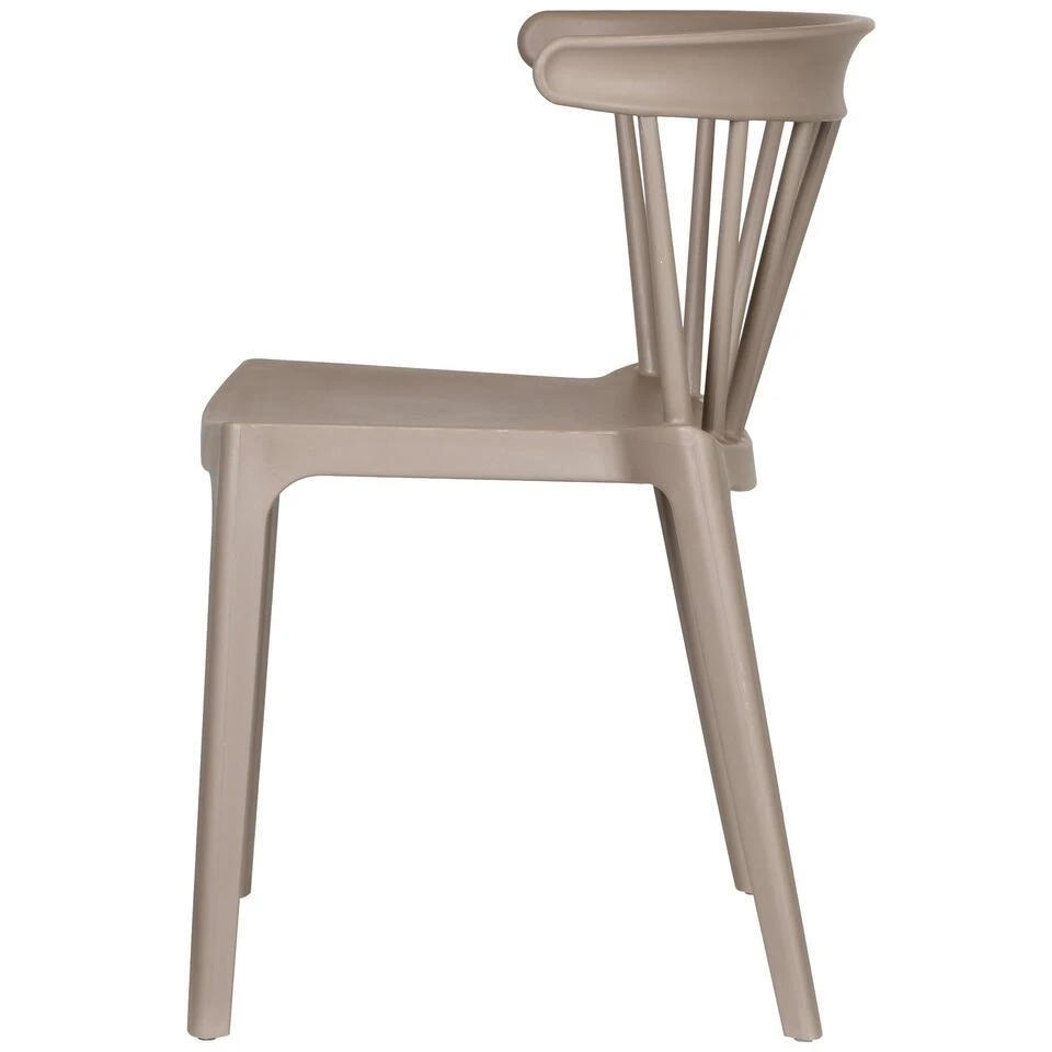 WOOOD Bliss Tuinstoelen - Kunststof - Taupe - Set Van 2 6 WOOOD Bliss Tuinstoelen - Kunststof - Taupe - Set Van 2 - Afbeelding 6