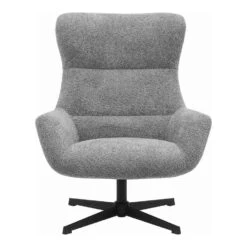 Fauteuil Draaibaar - Donkergrijs Stof - 89x80x101cm - Bescia -Leenbakker Winkel 584646e1f8e74468b6747b56481c3965