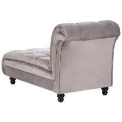 LORMONT - Chaise Longue - Taupe - Rechterzijde - Fluweel -Leenbakker Winkel 5957427cea174b9cacf20eac5b7f4062
