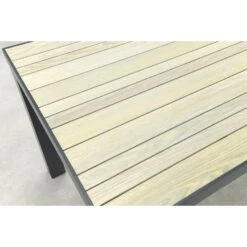 VDG Nola Tuintafel 90x90 Cm. - Antraciet/Houtlook -Leenbakker Winkel 59a95f0f2d0a48c4ae728ba3390b6bdc