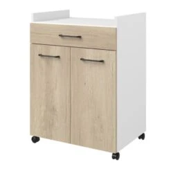 Keukenkastje Maleficent Met Wieltjes - 2 Deuren & 1 Lade - Eikdecor -Leenbakker Winkel 5a140efef1994565be60dbf465ec3fc6