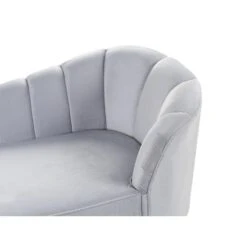 ALLIER - Chaise Longue - Grijs - Rechterzijde - Fluweel -Leenbakker Winkel 5a39a3e4d6ce4fcb846337e212614c26