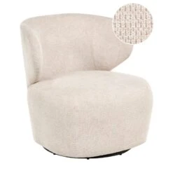 ALVDAL - Fauteuil - Beige - Polyester -Leenbakker Winkel 5b70771c7073450a8f8bff36bd2c9d06