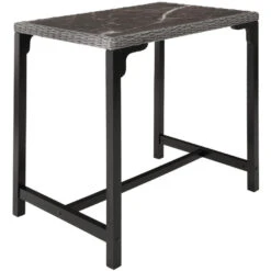 Tectake Wicker Bartafel Kutina Met 2 Stoelen Latina, Grijs -Leenbakker Winkel 5be6a822a3194ebb838dd9f8c7508a06