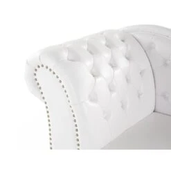 NIMES - Chaise Longue - Wit - Linkerzijde - Kunstleer -Leenbakker Winkel 5ca3942722034364b85d23c65f826e8a