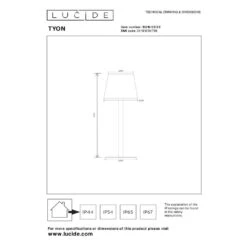 Lucide TYON Tafellamp - Mat Goud / Messing -Leenbakker Winkel 5d6e6f74ae314f28bad5b8b3e137a5cb