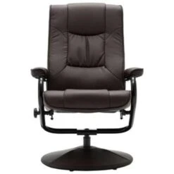 VidaXL Televisiefauteuil Met Voetenbankje Kunstleer Bruin -Leenbakker Winkel 5e39834ab8b24c38ad3483f58451b524