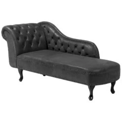 NIMES - Chaise Longue - Grijs - Linkerzijde - Kunstleer -Leenbakker Winkel 5e9465ac58b64ff0bd08a0b1b15fa631