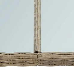 VidaXL - Tuintafel - Bruin - Glas En Poly Rattan - 200x100x74 Cm -Leenbakker Winkel 5ea3b110a0a741bf963959059caeb633
