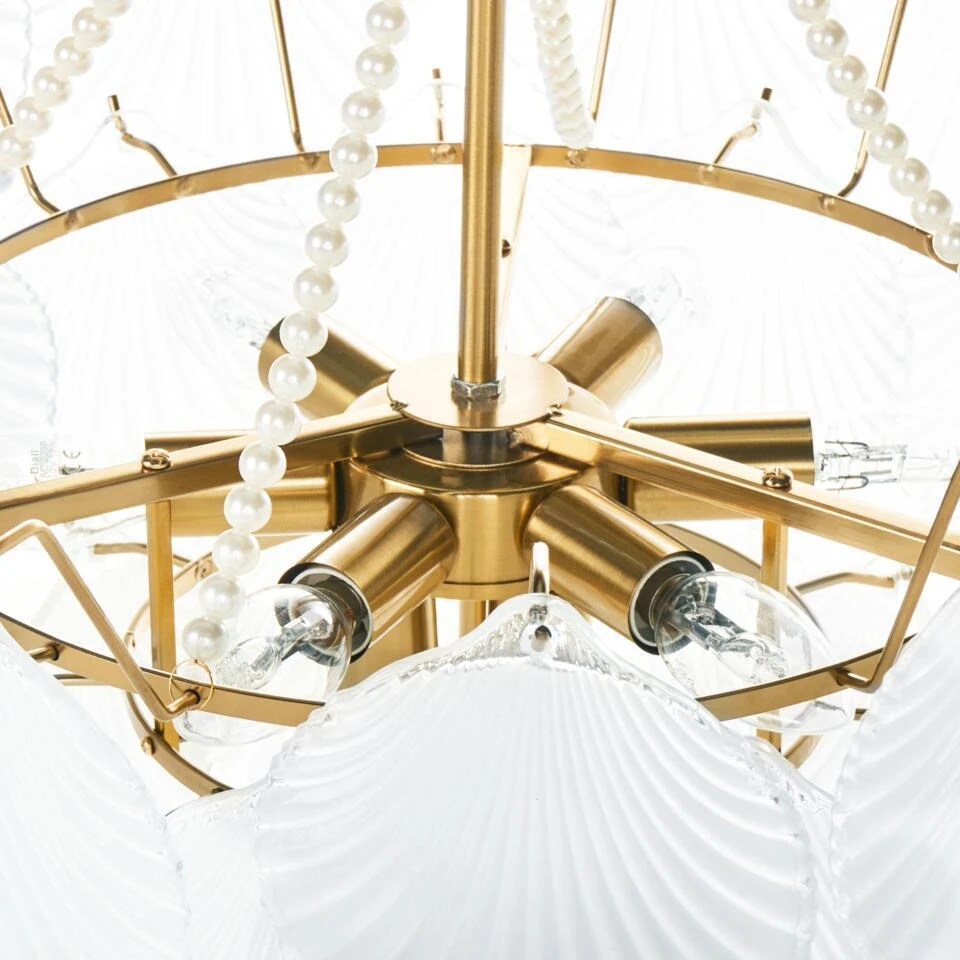 BIGOTE - Kroonluchter - Messing/Transparant - Glas 8 BIGOTE - Kroonluchter - Messing/Transparant - Glas - Afbeelding 8