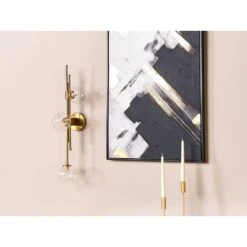 Beliani Muurlamp TULIJA - Goud Metaal -Leenbakker Winkel 5ef671be369c4ac2818620d21e3a61ab