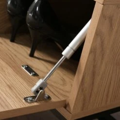 CALICOSY - Schoenenbank JILL - Licht Hout - 59x101x38 Cm -Leenbakker Winkel 5f47d6ef3cf54e7bba6a28e38d053294