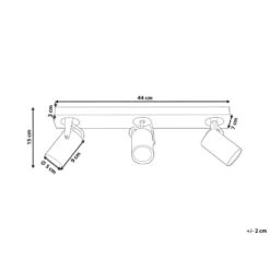 Beliani Muurlamp KLIP - Wit Metaal 6 Beliani Muurlamp KLIP - Wit Metaal -Leenbakker Winkel 5f97448b5b5545dabc399efe1eafeb3f