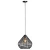 Hanglamp Vienne - Mat Zwart - Ø36x38 Cm