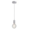 Pendel Hanglamp - Wit - E27 - 200 Cm