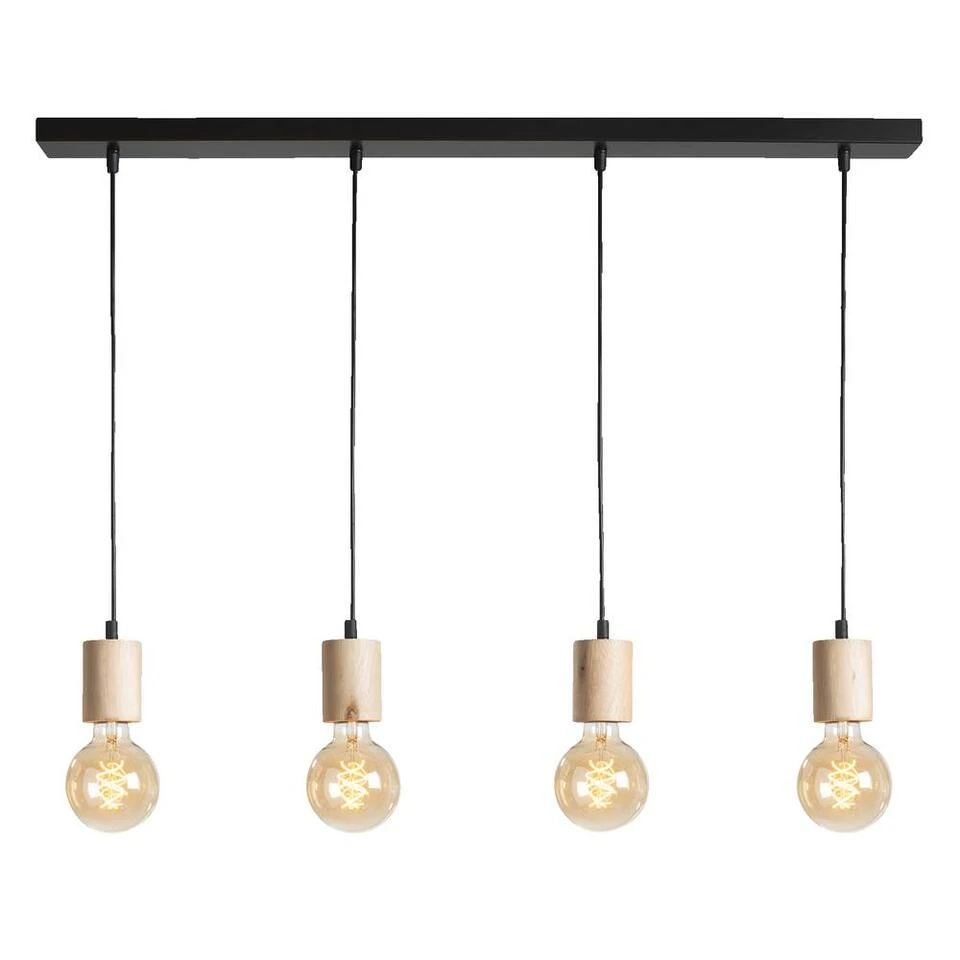 Pendel Aalborg X4 - Zwart/naturel - 120x90x9 Cm 1 Pendel Aalborg X4 - Zwart/naturel - 120x90x9 Cm