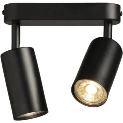 2-spot Basic - Mat Zwart - 10xØ18 Cm