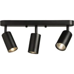 3-spot Basic - Mat Zwart - 10xØ38 Cm