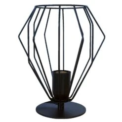 Tafellamp Marnix - Mat Zwart - Ø20x25 Cm -Leenbakker Winkel 60301094 0100