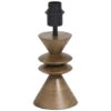 Lampvoet Timber Bruin E27 - 30x13x13 Cm