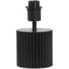 Lampvoet Riv - Zwart Hout - E27 - 21xØ12 Cm