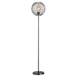 Vloerlamp Xavier - Zwart - 155xØ30 Cm