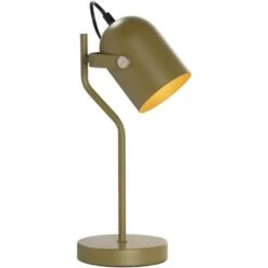 Bureaulamp Senn - Groen Metaal - 39xØ17,5 Cm