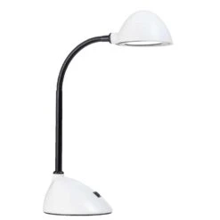 Bureaulamp Boston - Wit - 30,5xØ13,5 Cm