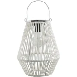 Solar Lantaarn Nowie - Wit - 26xØ20 Cm