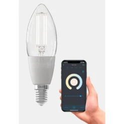 Calex Smart LED-kaarslamp - Transparant - 4,5W -Leenbakker Winkel 60606251 0200