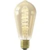 LED Filament Rustieklamp Dimbaar - Goud - E27 - 5.5W - 470LM