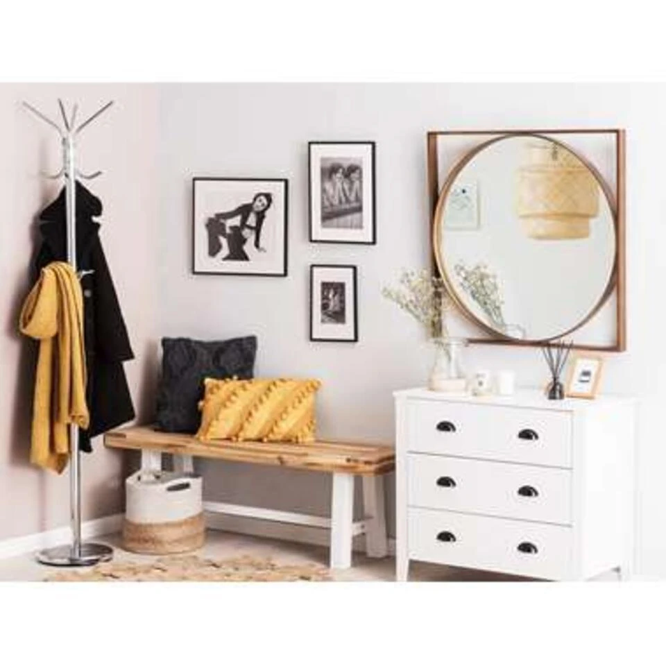 Beliani Kledingstandaard CLAXTON - Zilver Rvs 2 Beliani Kledingstandaard CLAXTON - Zilver Rvs - Afbeelding 2